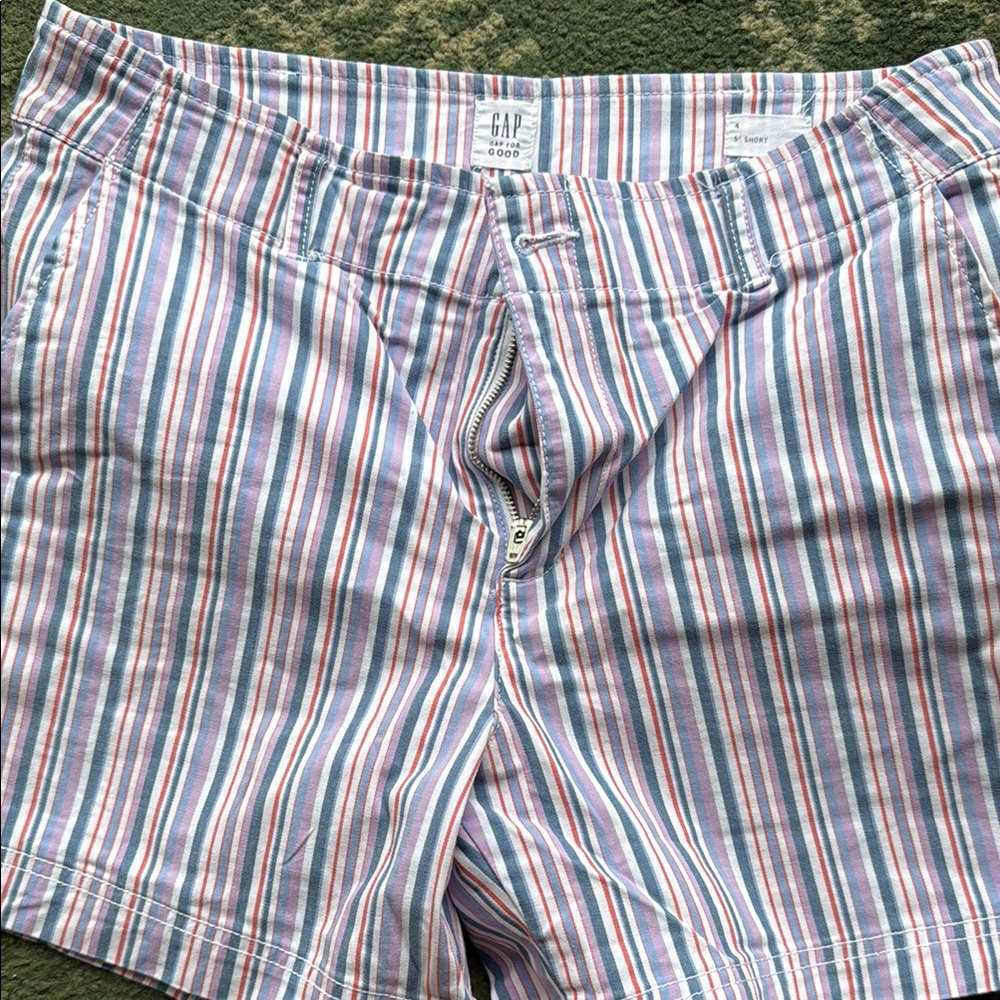 GAP Blue and purple Bermuda Shorts Lightweight Cotton